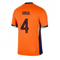 Maglie da calcio Olanda Virgil van Dijk #4 Prima Maglia Europei 2024 Manica Corta